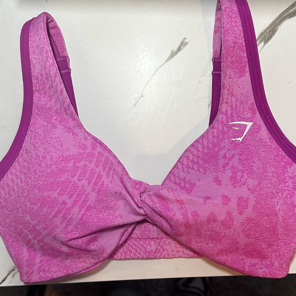 Pink Sports Bra